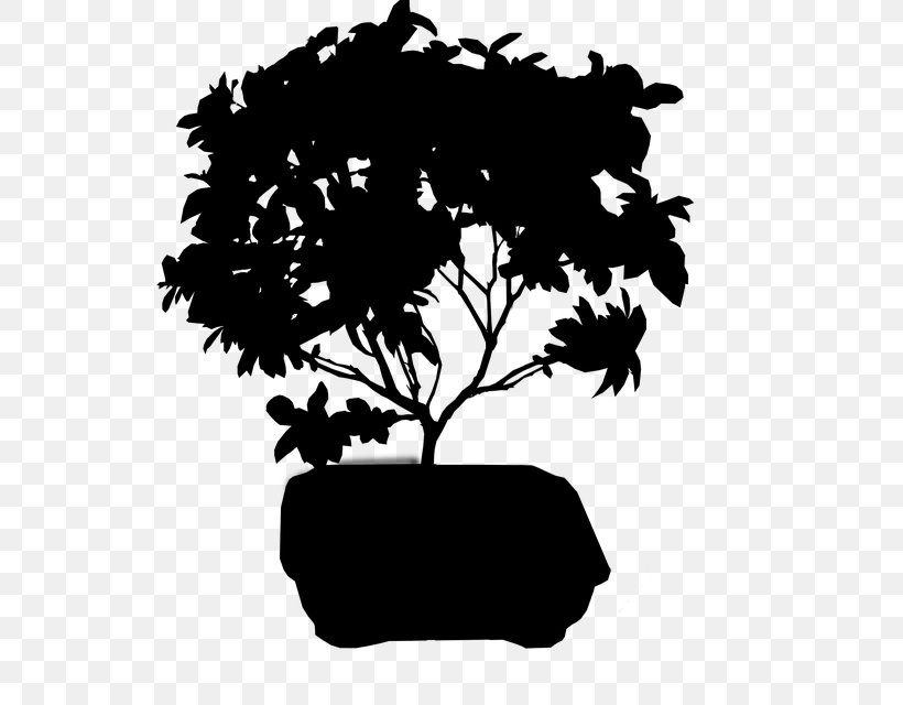 Flowerpot Desktop Wallpaper Bonsai Computer Silhouette, PNG, 616x640px, Flowerpot, Blackandwhite, Bonsai, Botany, Branch Download Free