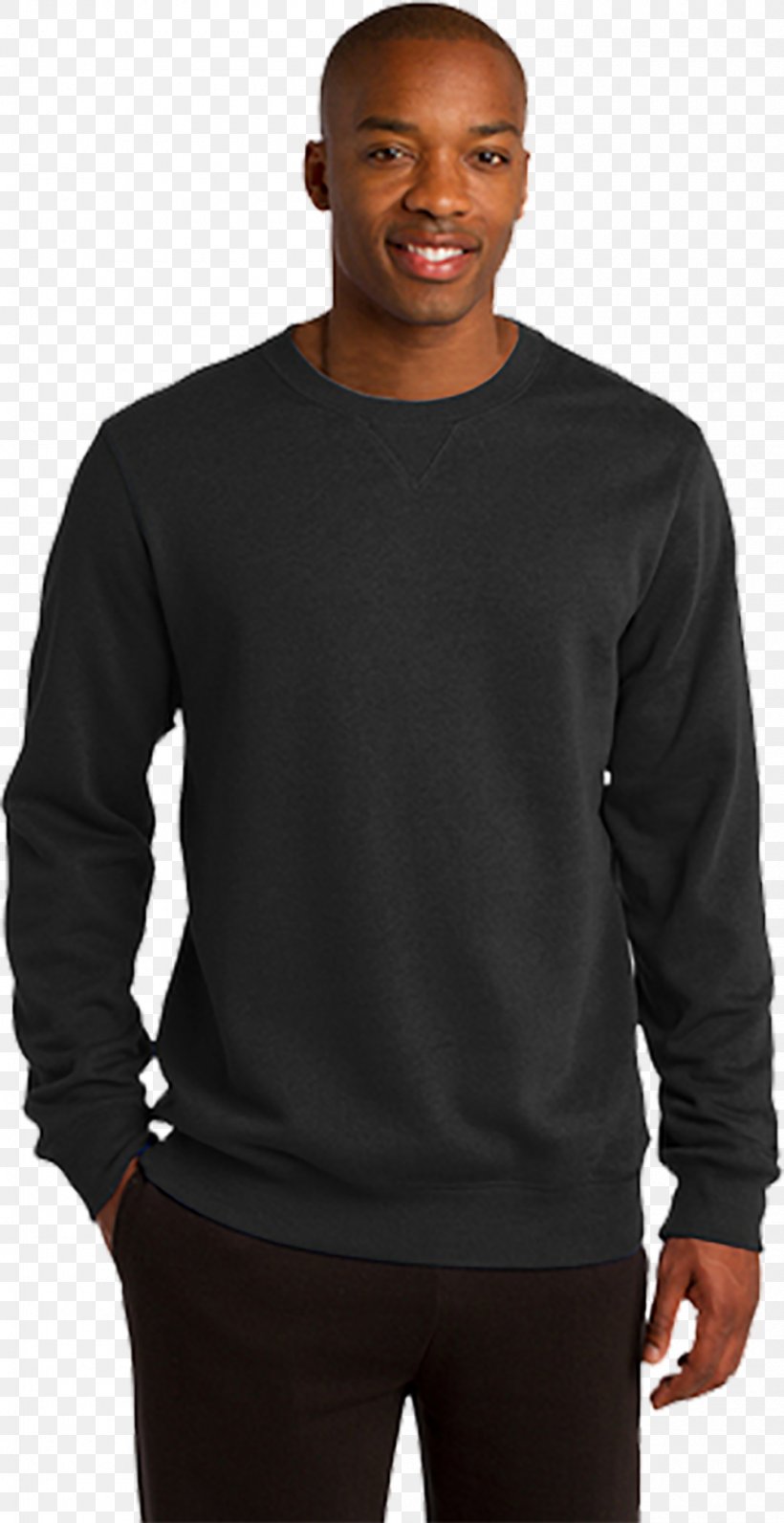 Hoodie Crew Neck Polar Fleece Bluza, PNG, 1000x1942px, Hoodie, Black, Bluza, Clothing, Crew Neck Download Free