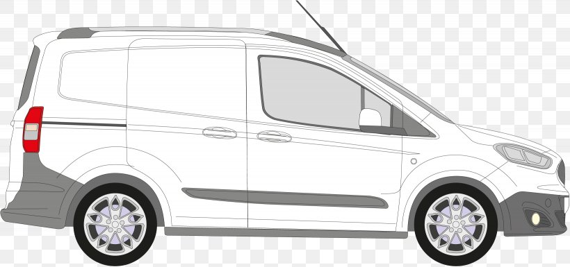 Ford Tourneo Courier Van Car Ford Motor Company, PNG, 2460x1156px, Ford, Auto Part, Automotive Design, Automotive Exterior, Brand Download Free