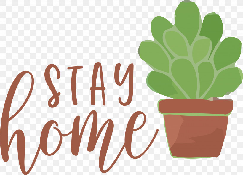 STAY HOME, PNG, 3000x2165px, Stay Home, Biology, Cactus, Flower, Flowerpot Download Free
