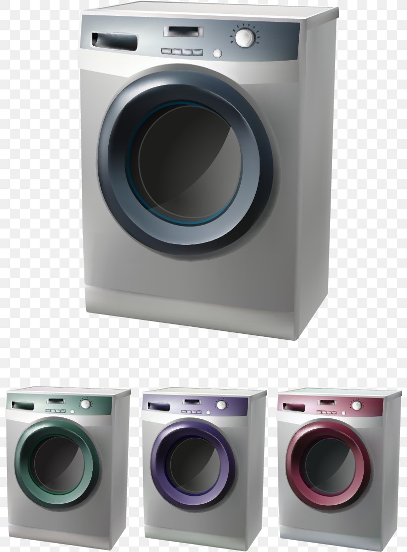 Washing Machine Euclidean Vector Home Appliance, PNG, 800x1111px, Washing Machine, Audio, Audio Equipment, Car Subwoofer, Clothes Dryer Download Free