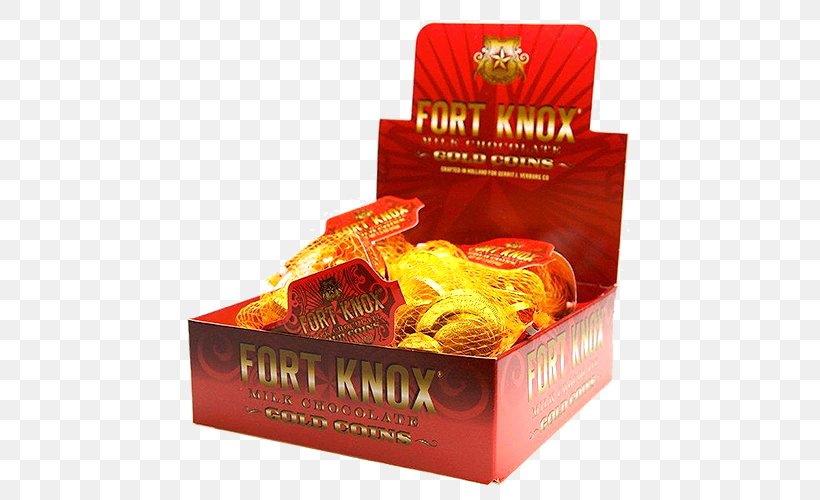 Candy Fort Knox Milk Chocolate Gold Coins Fort Knox Milk Chocolate Gold Coins, PNG, 500x500px, Candy, Chewing Gum, Chocolate, Chocolate Coin, Coin Download Free