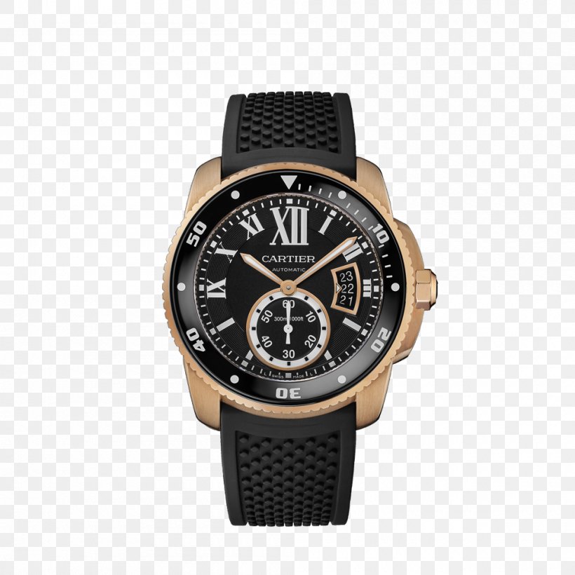 Diving Watch Cartier Tank Automatic Watch, PNG, 1000x1000px, Diving Watch, Automatic Watch, Bezel, Brand, Cartier Download Free
