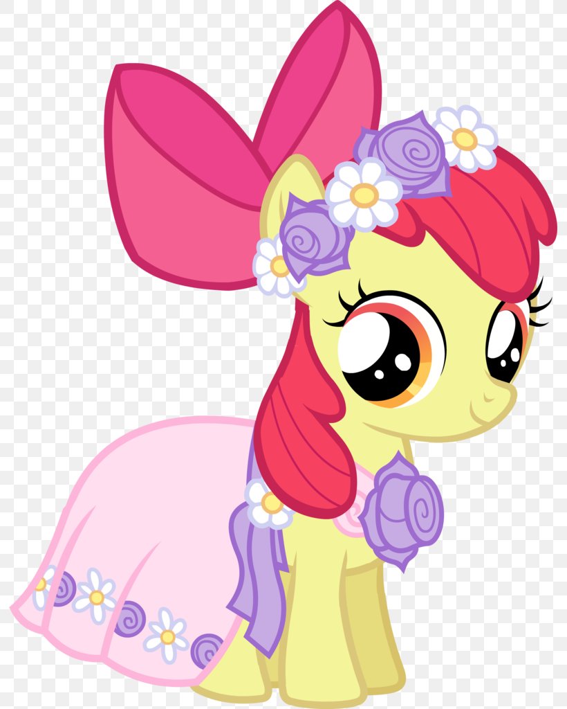 Apple Bloom My Little Pony Applejack Cutie Mark Crusaders, PNG, 793x1024px, Watercolor, Cartoon, Flower, Frame, Heart Download Free
