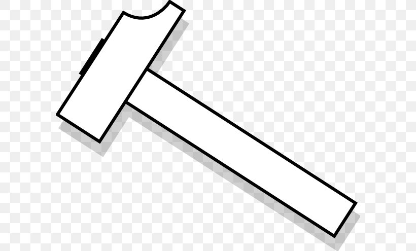 Clip Art Image Hammer Vector Graphics, PNG, 600x495px, Hammer, Area, Black, Black And White, Diagram Download Free