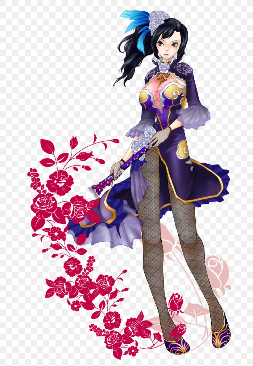 Dynasty Warriors 8 Dynasty Warriors 6 Dynasty Warriors 4 Records Of The Three Kingdoms Diaochan, PNG, 676x1183px, Watercolor, Cartoon, Flower, Frame, Heart Download Free