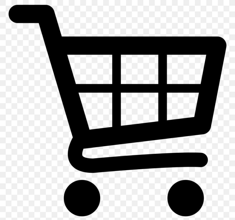Shopping Cart, PNG, 768x768px, Shopping Cart, Area, Black, Black And White, Cart Download Free