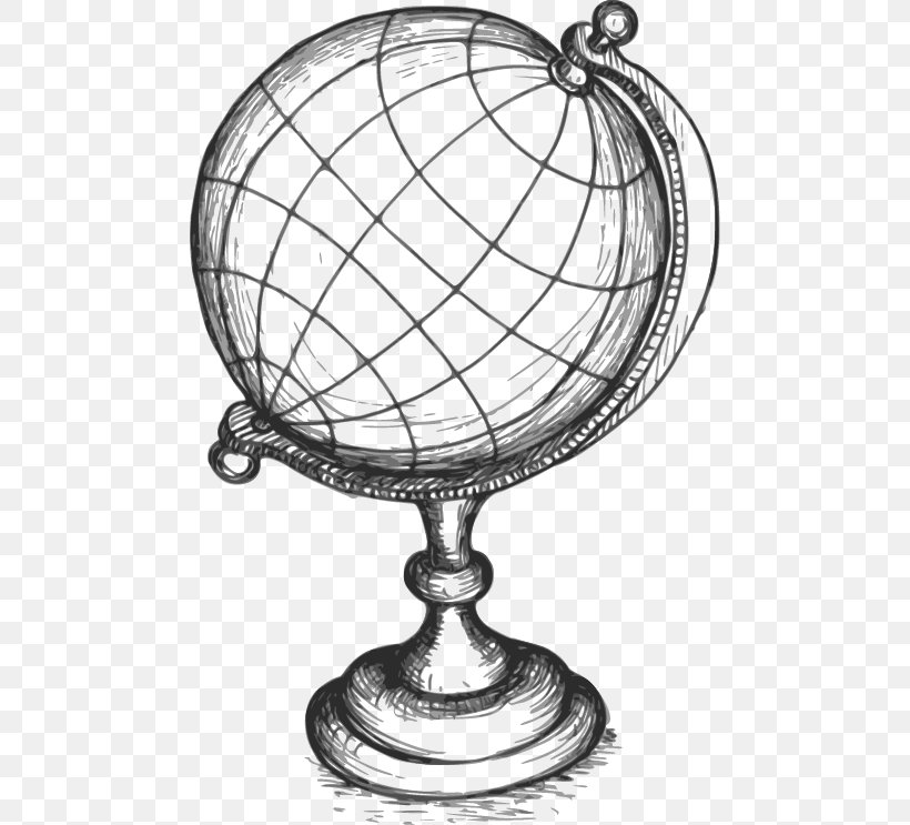 Drawing Graphic Design Sketch, PNG, 478x743px, Drawing, Black And White, Globe, Monochrome, Monochrome Photography Download Free