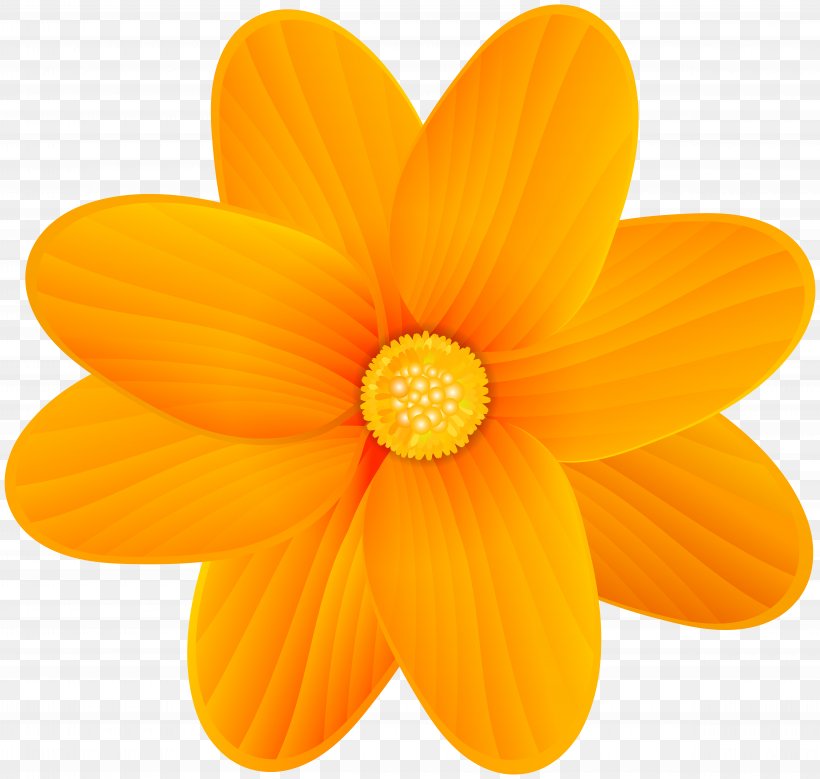 Orange Blossom Flower Clip Art, PNG, 9680x9202px, Flower, Blue, Color, Dahlia, Daisy Family Download Free