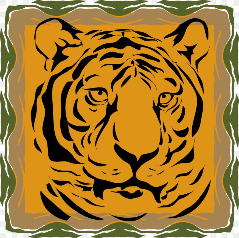 Black Tiger Lion Illustration Bengal Tiger, PNG, 1010x1008px, Tiger, Bengal Tiger, Big Cats, Black Tiger, Carnivore Download Free