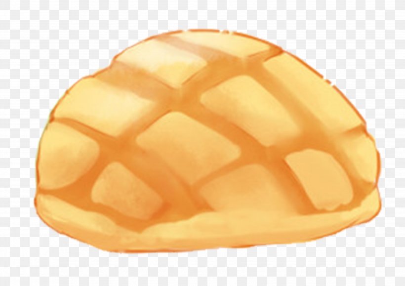 Pineapple Bun Hamburger Breakfast Bread, PNG, 3508x2480px, Watercolor, Cartoon, Flower, Frame, Heart Download Free
