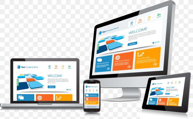 Responsive Web Design Web Development, PNG, 854x531px, Responsive Web Design, Brand, Business, Communication, Computer Monitor Download Free