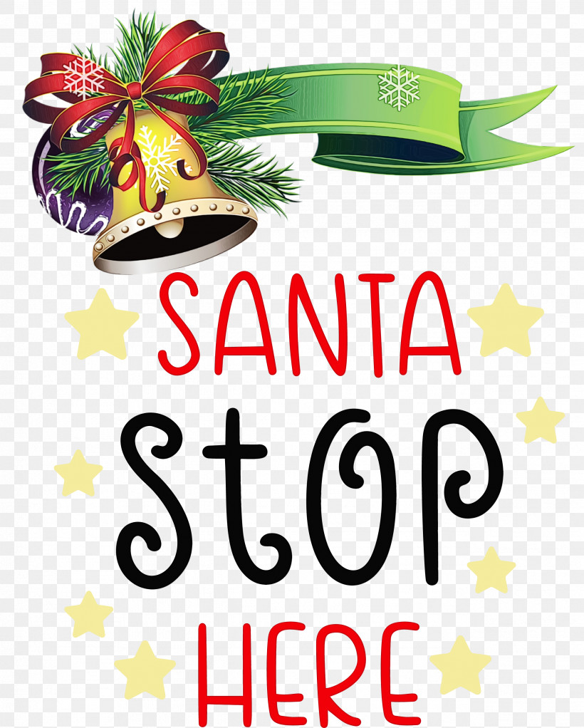 Santa Claus, PNG, 2543x3172px, Santa Stop Here, Cartoon, Christmas, Christmas Day, Christmas Decoration Download Free