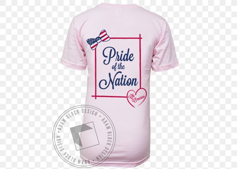 T-shirt Logo Sleeve Font, PNG, 464x585px, Tshirt, Brand, Clothing, Logo, Pink Download Free