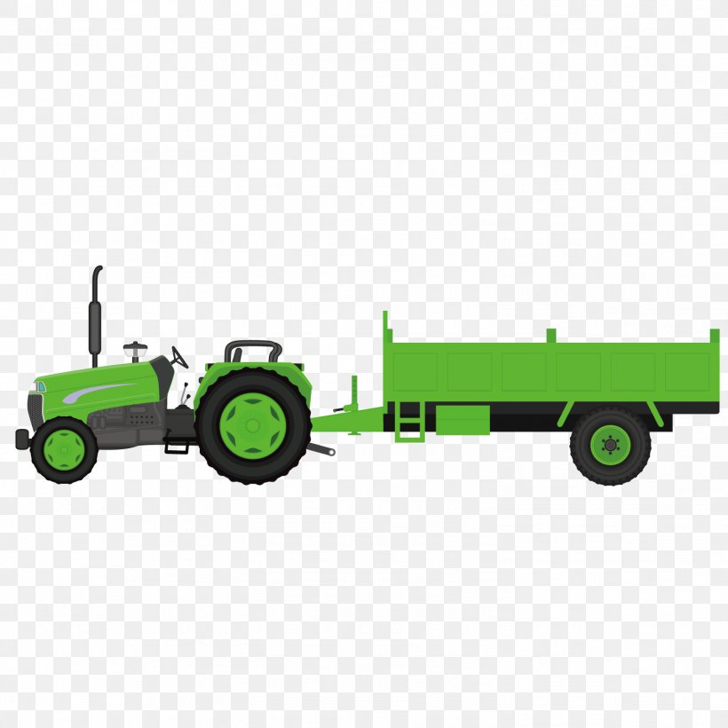 Tractor Truck, PNG, 1502x1502px, Tractor, Agricultural Machinery, Green, Machine, Mode Of Transport Download Free