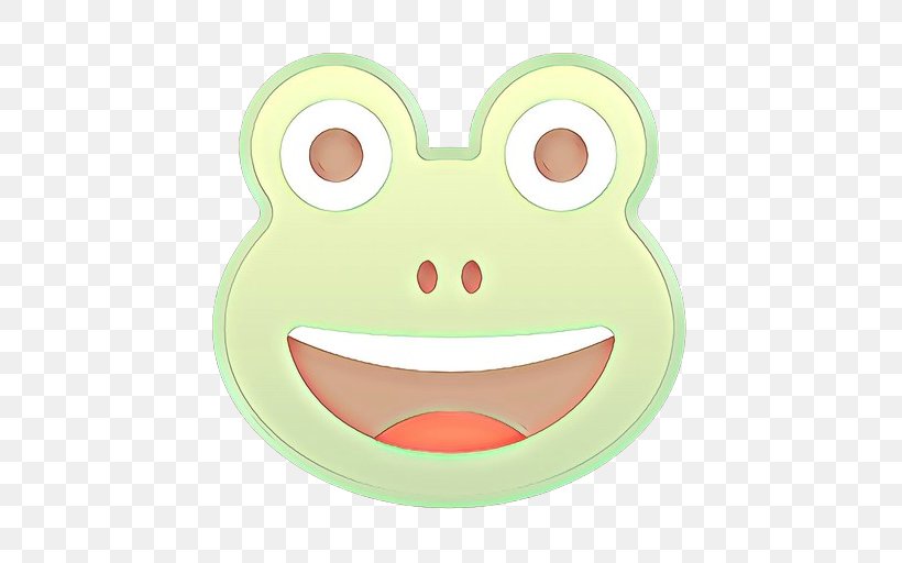 Emoticon Smile, PNG, 512x512px, Cartoon, Amphibian, Emoticon, Facial Expression, Frog Download Free