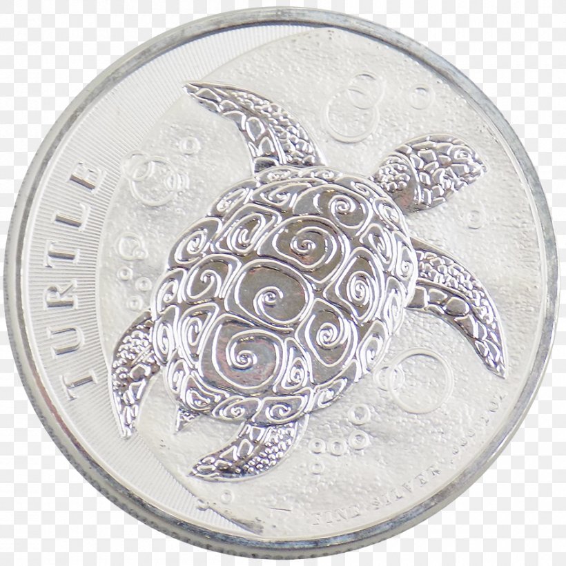 Silver Sea Turtle Coin, PNG, 900x900px, Silver, Coin, Metal, Sea Turtle, Turtle Download Free