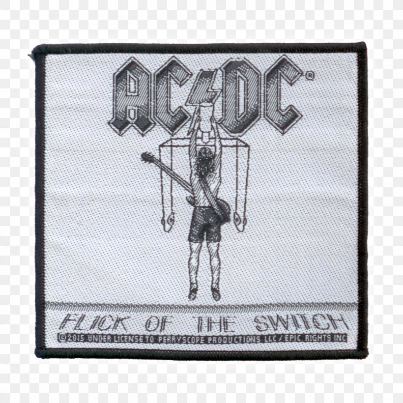 AC/DC Flick Of The Switch Brand Rectangle Font, PNG, 1000x1000px, Acdc, Brand, Flick Of The Switch, Patch Panels, Rectangle Download Free