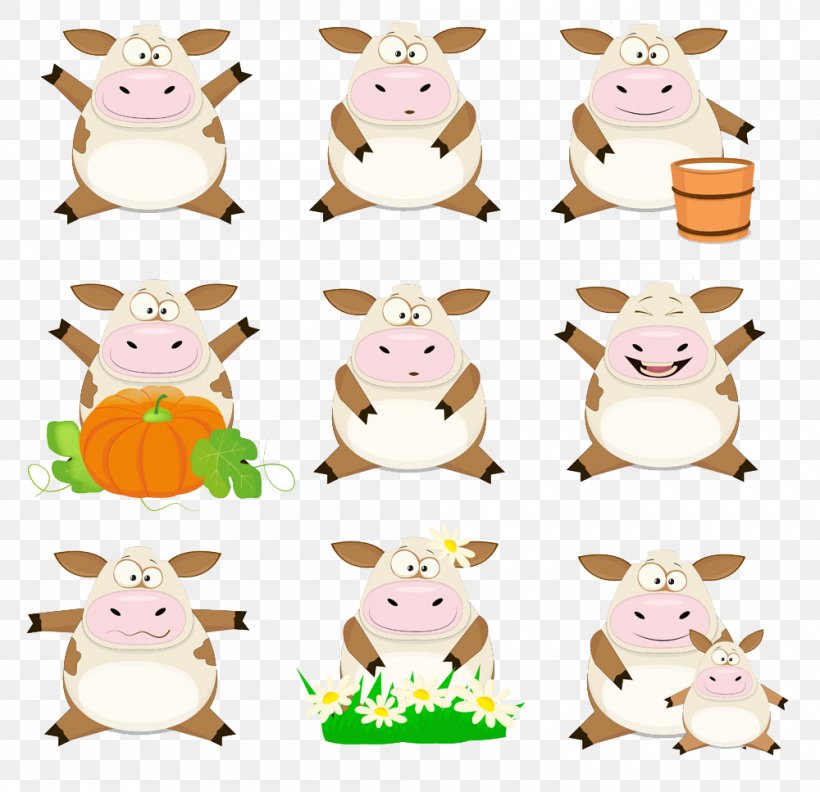 Cattle Cartoon Illustration, PNG, 1000x967px, Cattle, Cartoon, Dairy Cattle, Head, Illustrator Download Free