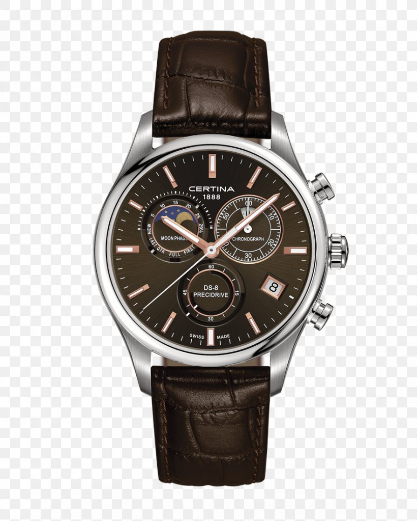 Certina Kurth Frères Chronometer Watch Chronograph Grenchen, PNG, 881x1100px, Watch, Brand, Brown, Chronograph, Chronometer Watch Download Free