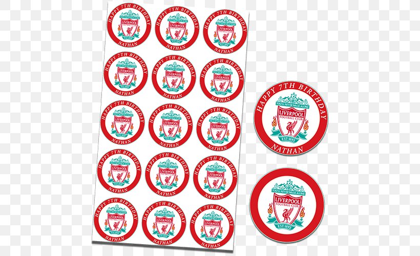 History Of Liverpool F.C. Everton F.C. Cupcake Frosting & Icing, PNG, 500x500px, Liverpool Fc, Area, Cake, Cupcake, Everton Fc Download Free