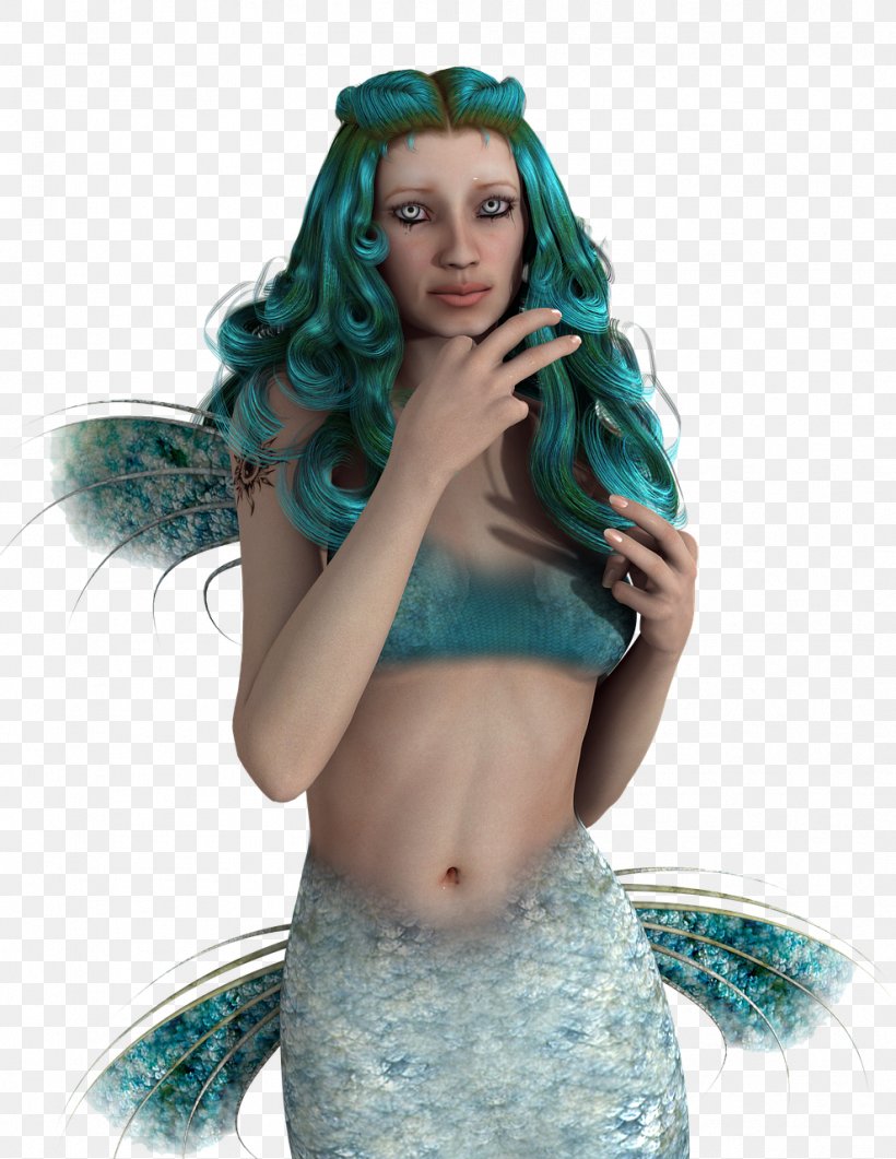 Mermaid Woman Siren, PNG, 989x1280px, Watercolor, Cartoon, Flower, Frame, Heart Download Free