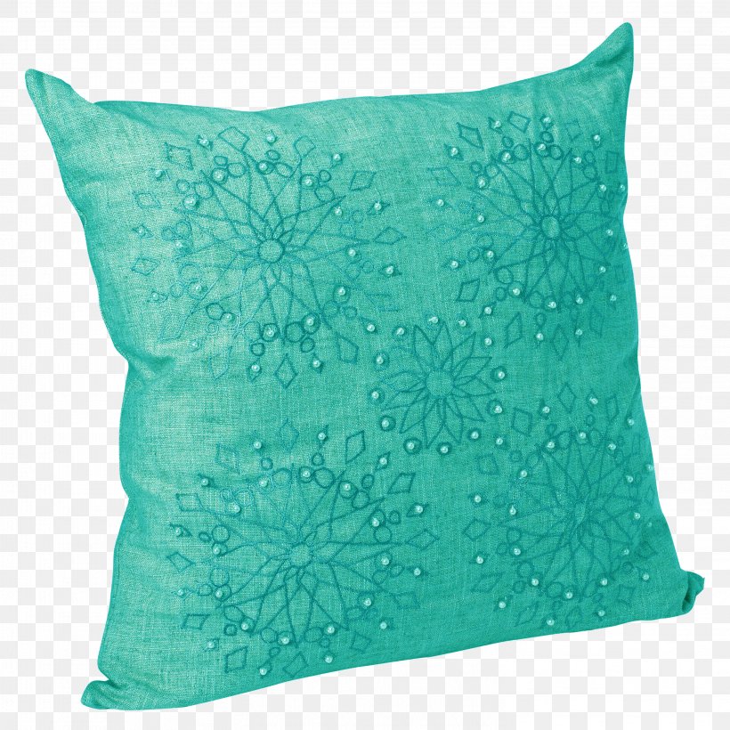 Throw Pillow Blue Cushion, PNG, 2953x2953px, Pillow, Aqua, Blue, Color, Concepteur Download Free
