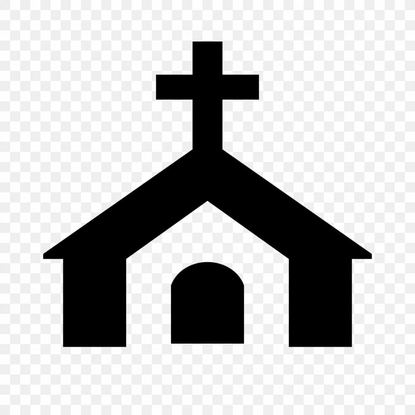 Christian Church Map Symbolization Sign, PNG, 1024x1024px, Church, Black And White, Christian Church, Christianity, Cross Download Free