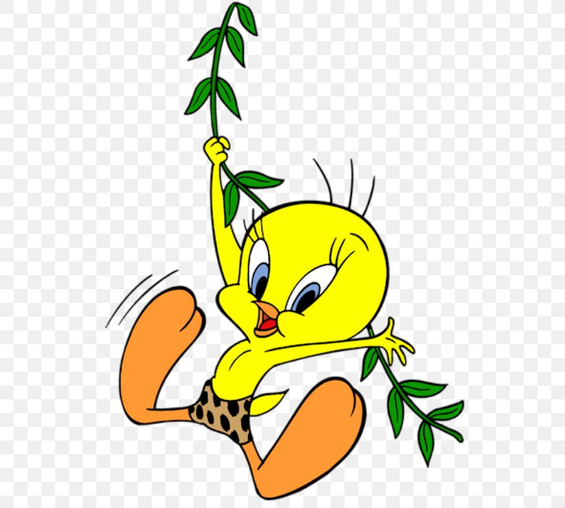 Tweety Sylvester Sticker Looney Tunes Snoopy, PNG, 550x738px, Tweety, Art, Bird, Branch, Cartoon Download Free