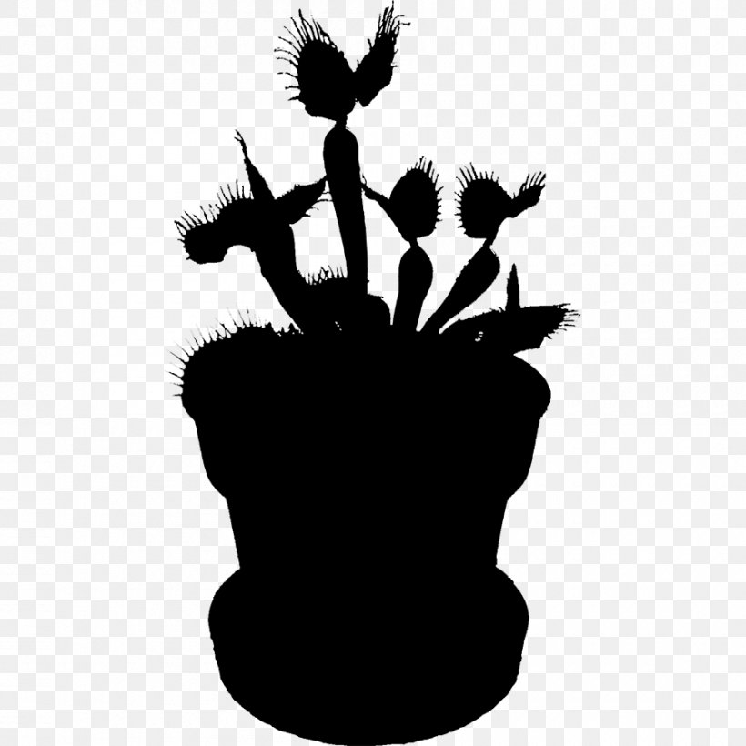 Flowering Plant Clip Art Silhouette Tree, PNG, 900x900px, Flower, Flowering Plant, Flowerpot, Houseplant, Plant Download Free