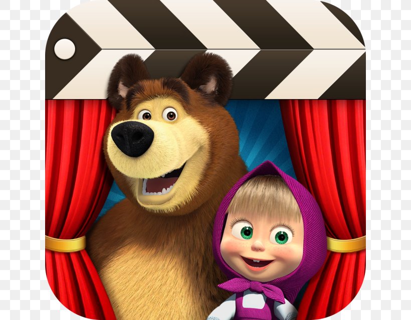 Masha And The Bear Kids Games Android Birthday, PNG, 640x640px, Watercolor, Cartoon, Flower, Frame, Heart Download Free