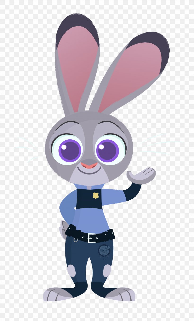 Rabbit Lt. Judy Hopps Yax Finnick Nick Wilde, PNG, 4784x7902px, Rabbit, Animated Film, Cartoon, Character, Easter Bunny Download Free