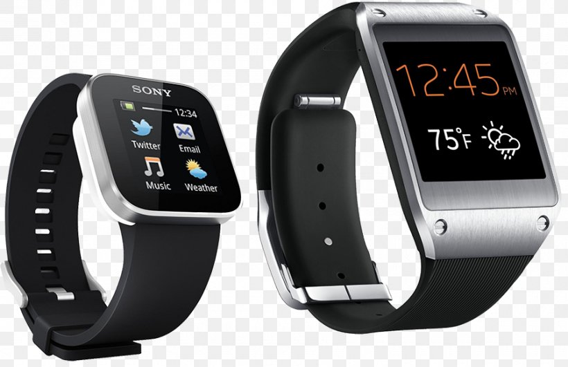 Samsung Galaxy Gear Sony SmartWatch 3 Mobile Phone, PNG, 900x583px, Samsung Galaxy Gear, Android, Bluetooth, Brand, Communication Device Download Free