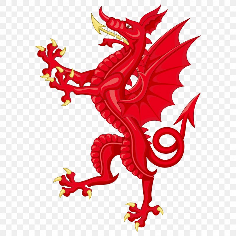 Wales Coat Of Arms Welsh Dragon Supporter, PNG, 1024x1024px, Wales, Animal Figure, Coat Of Arms, Crest, Dragon Download Free