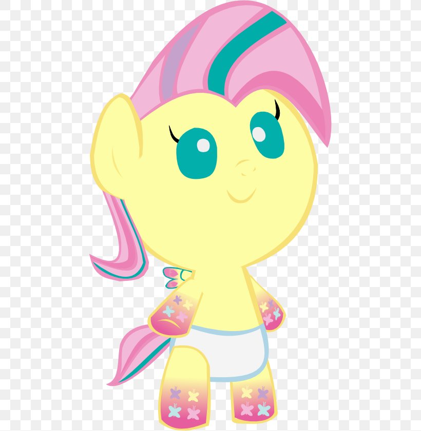 Fluttershy Pinkie Pie Rainbow Dash Pony Applejack, PNG, 473x841px, Watercolor, Cartoon, Flower, Frame, Heart Download Free