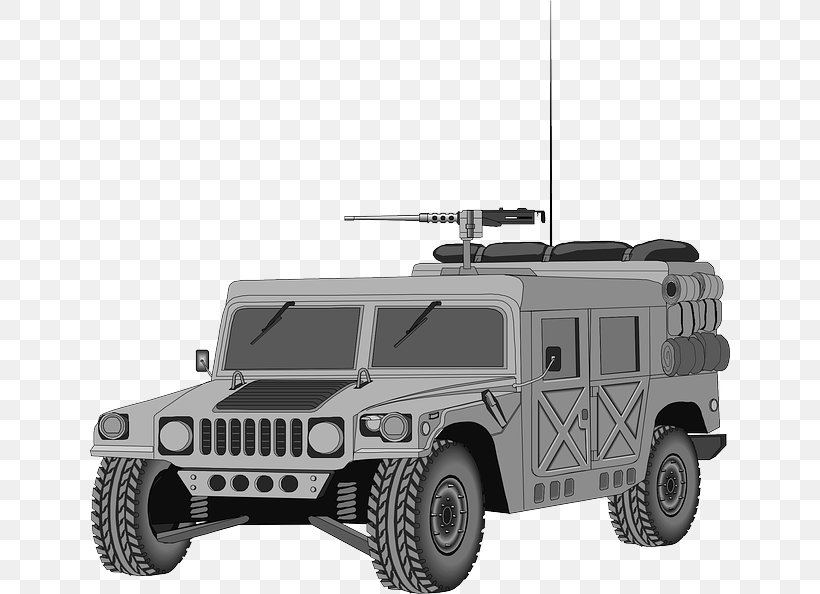Hummer H2 Humvee Car Clip Art, PNG, 640x594px, Hummer, Armored Car, Automotive Design, Automotive Exterior, Car Download Free