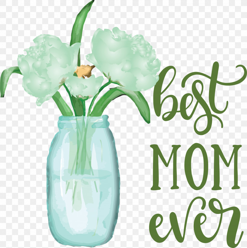 Mothers Day Best Mom Ever Mothers Day Quote, PNG, 2988x3000px, Mothers Day, Best Mom Ever, Bottle, Floral Design, Flower Download Free