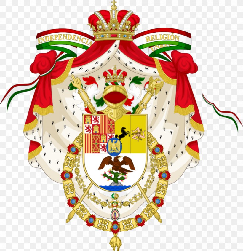 First Mexican Empire Emperor Of Mexico Second Mexican Empire, PNG, 879x908px, First Mexican Empire, Army Of The Three Guarantees, Christmas, Christmas Decoration, Christmas Ornament Download Free