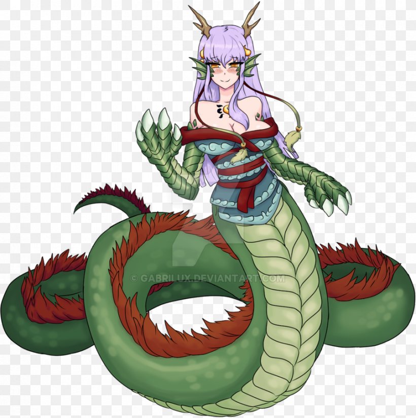 Lamia Serpent Dragon Monster Musume, PNG, 900x906px, Watercolor, Cartoon, Flower, Frame, Heart Download Free