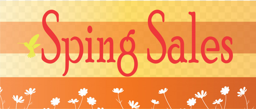 Spring Sales Spring Bargain, PNG, 2999x1282px, Spring Sales, Advertising, Banner, Line, Orange Download Free
