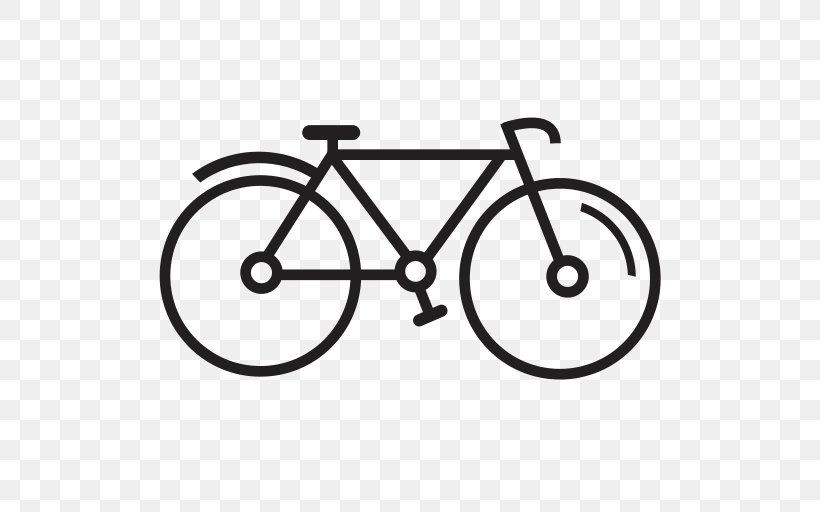 Fixed-gear Bicycle Cycling Clip Art, PNG, 512x512px, Bicycle, Area, Bicycle Accessory, Bicycle Drivetrain Part, Bicycle Frame Download Free