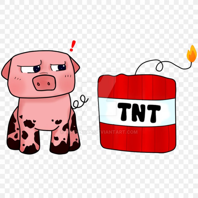 Minecraft Pig Herobrine Video Game Clip Art, PNG, 900x900px, Minecraft, Art Game, Computer, Deviantart, Herobrine Download Free