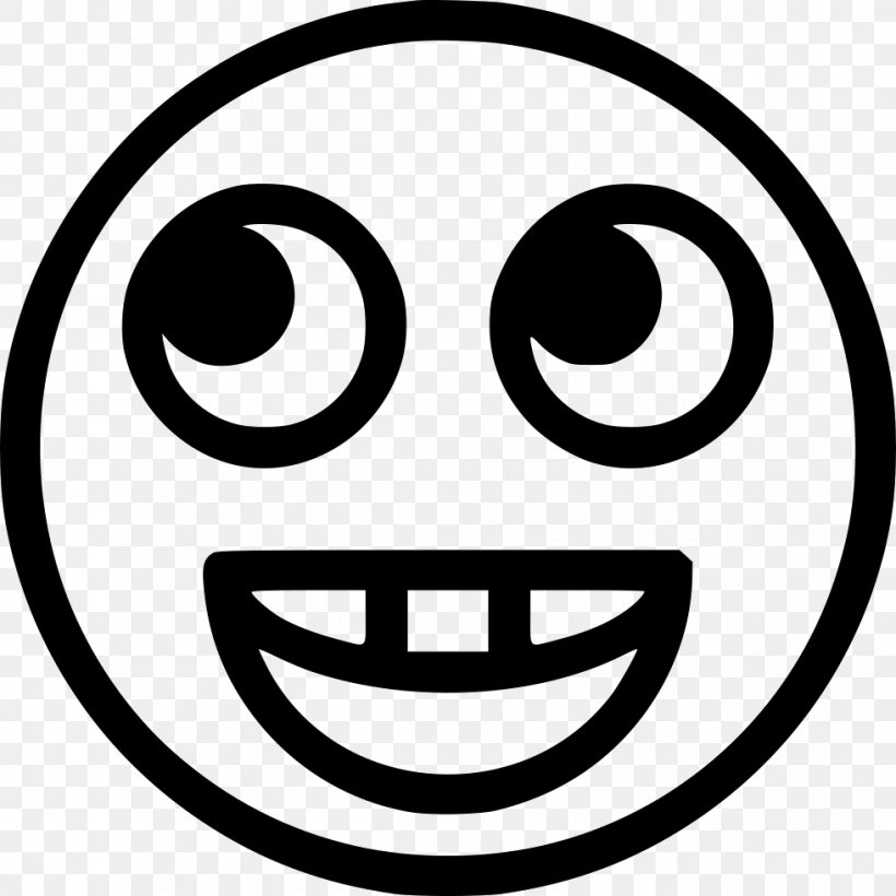 Smiley Emoticon Icon Design, PNG, 980x980px, Smiley, Area, Black And White, Emoticon, Emotion Download Free