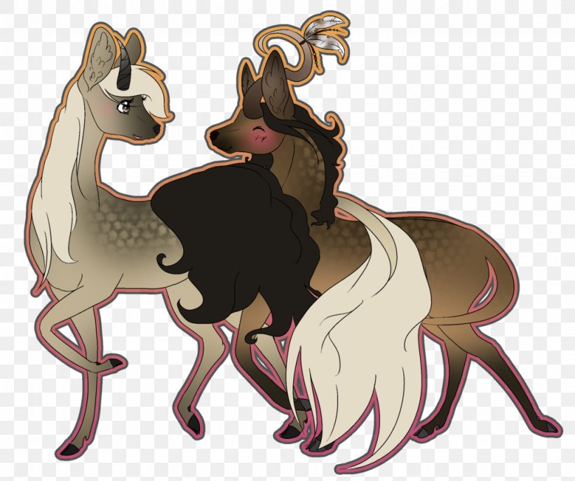Deer Horse Cartoon Carnivora, PNG, 1024x857px, Deer, Carnivora, Carnivoran, Cartoon, Fictional Character Download Free