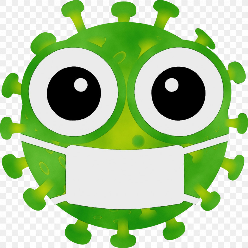 Green Cartoon Smile, PNG, 1277x1280px, Covid19, Cartoon, Coronavirus, Green, Paint Download Free