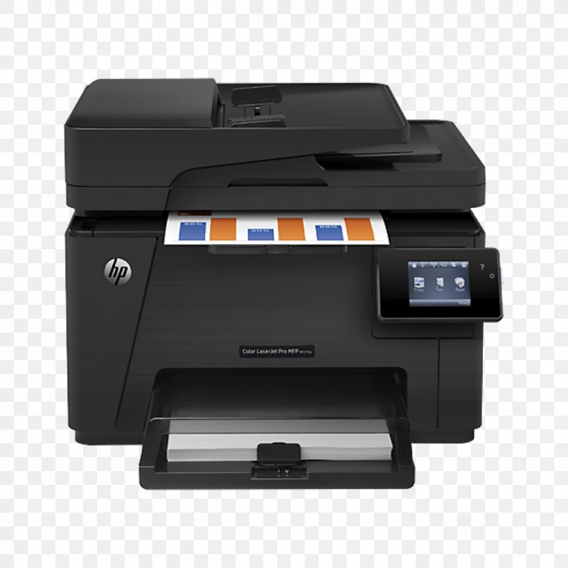 Hewlett-Packard HP LaserJet Pro M177 Multi-function Printer, PNG, 1200x1200px, Hewlettpackard, Automatic Document Feeder, Color Printing, Dots Per Inch, Electronic Device Download Free
