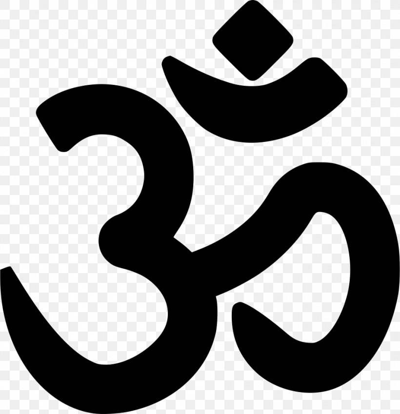 Hinduism Om Religion Symbol Sign, PNG, 946x980px, Hinduism, Area, Artwork, Black And White, Eastern Religions Download Free