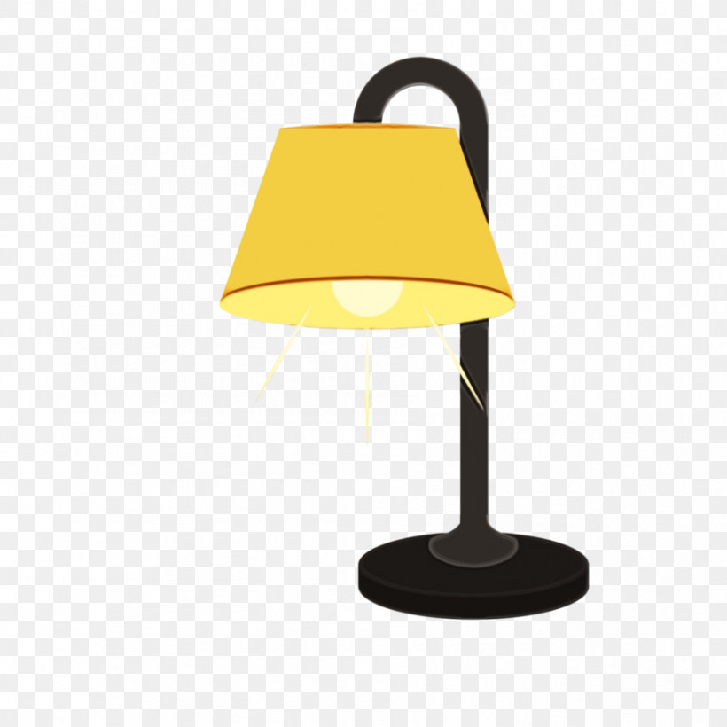 Lampshade Yellow Lamp, PNG, 894x894px, Watercolor, Lamp, Lampshade, Paint, Wet Ink Download Free
