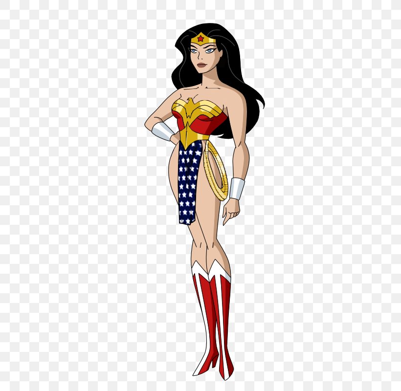 Wonder Woman Justice League Unlimited Black Canary Superhero, PNG, 400x800px, Wonder Woman, Art, Black Canary, Cartoon, Comics Download Free