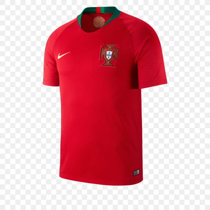 2018 World Cup Portugal National Football Team T-shirt Jersey, PNG, 1024x1024px, 2018 World Cup, Active Shirt, Clothing, Jersey, Kit Download Free